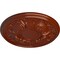 Ekena Millwork Wakefield Ceiling Medallion (Fits Canopies up to 3 5/8"), Hnd-Painted Firebrick, 11 3/4"OD x 1 1/4"P CM11WAFIF - alternate 5